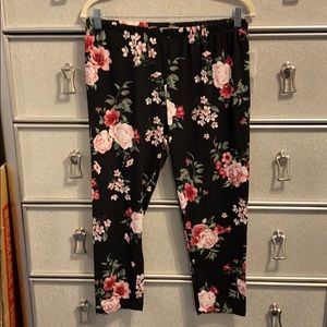 French Laundry Floral Print Legging 1X